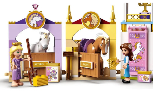 DISNEY PRINCESS ESTABULOS REAIS DE BELA E RAPUNZEL - LEGO - 43195 - Imagem 5