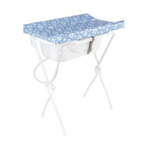 BANHEIRA BEBE C/ TROCADOR FLORIPA  AZUL - TUTTI BABY - 05600.07