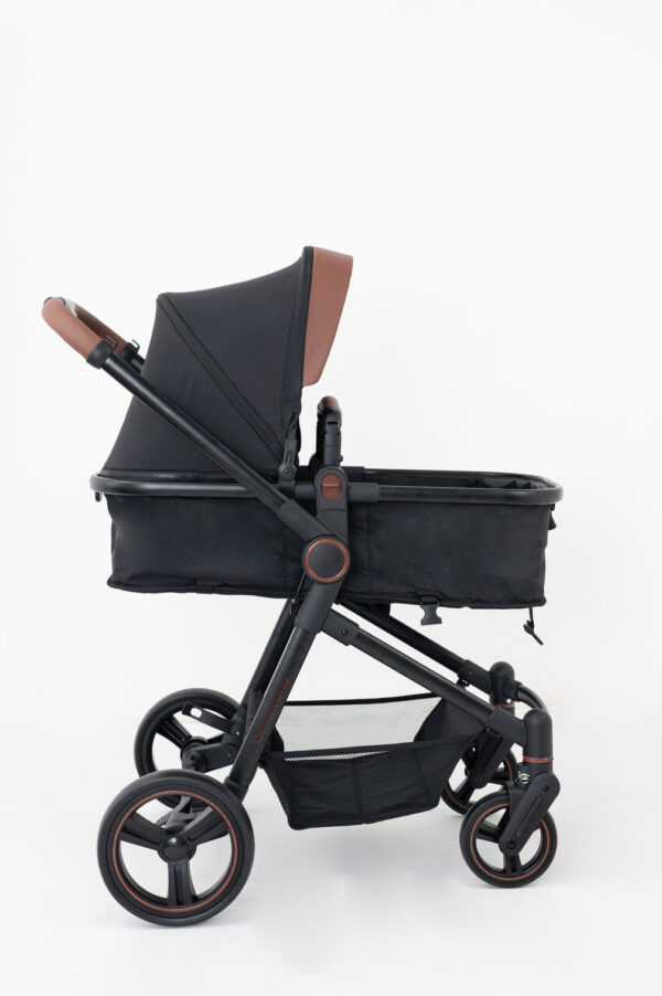 CARRINHO BEBE IVY BLACK - GALZERANO - 1425BL