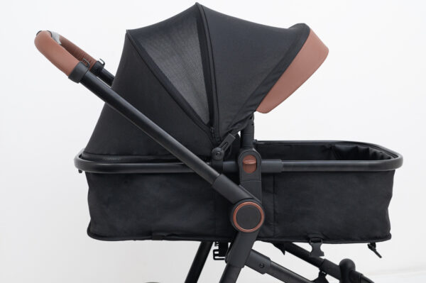 CARRINHO BEBE IVY BLACK - GALZERANO - 1425BL - Imagem 3