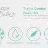 TOALHA BEBE COMFORT POWER SEC 0,80X1,00 ROSA - LAÇO BEBE -  TPSRO80X100 - Image 3