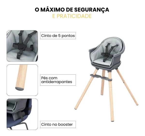 CADEIRA DE REFEICAO MOA BEYOND GRAFITE - MAXI-COSI - IMP02005 - Imagem 2