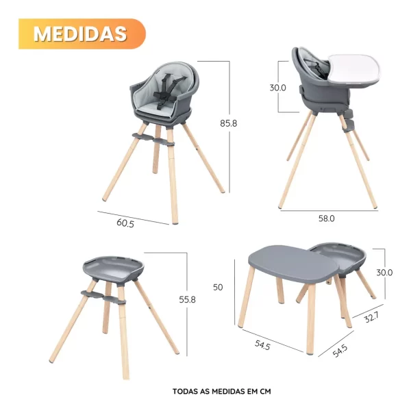 CADEIRA DE REFEICAO MOA BEYOND GRAFITE - MAXI-COSI - IMP02005 - Imagem 7