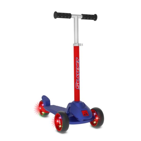 SKATENET INFANTIL LED AJUSTAVEL AZUL - BANDEIRANTE - 1582