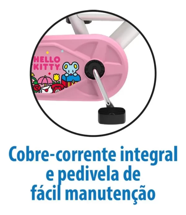 BICICLETA INFANTIL 14 HELLO KITTY - BANDEIRANTE - 3341 - Imagem 7
